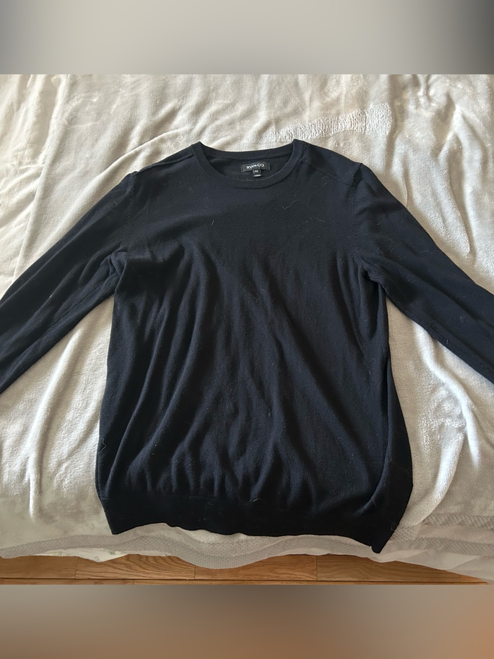 Men's Black Crewneck Sweater - RW &co